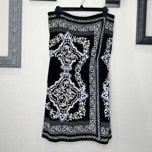 White House Black Market Strapless Pullover Mini Dress - Size M